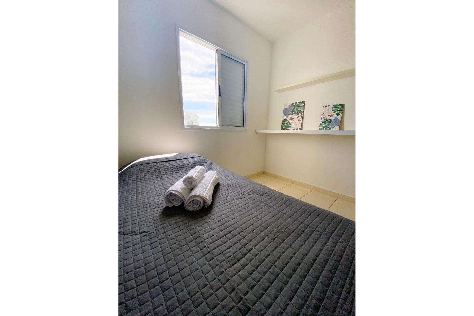 Apto Com 2 Quartos Prox Ao Rib Shopping. Wifi + Ac Lägenhet Ribeirão Preto Exteriör bild